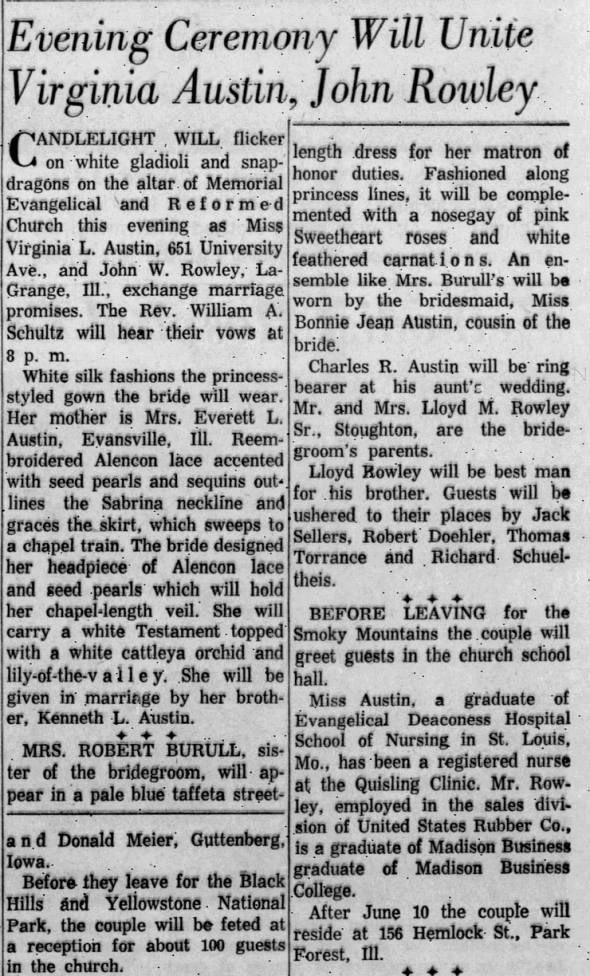Clipping from The Capital Times